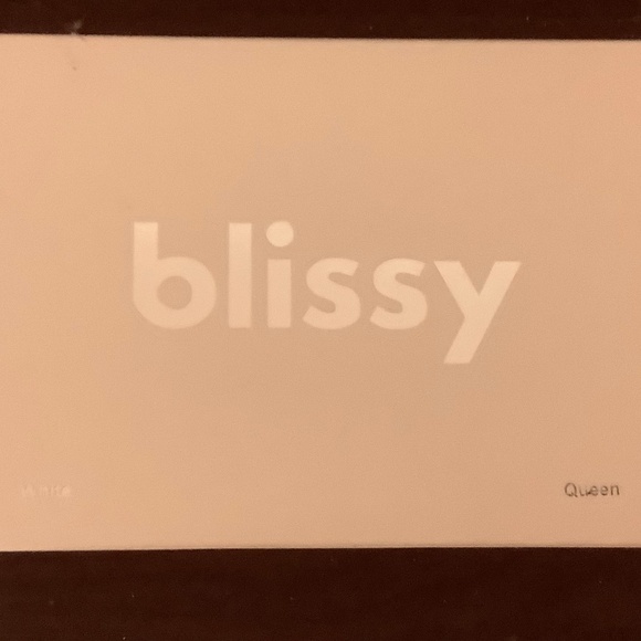 NIB BLISSY 100% Mulberry Silk Queen Pillowcase in White - Picture 2 of 6